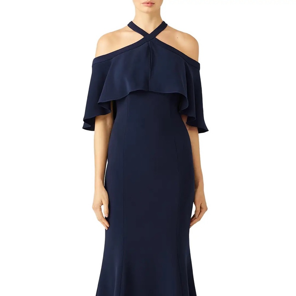 Navy formal dress; size 20